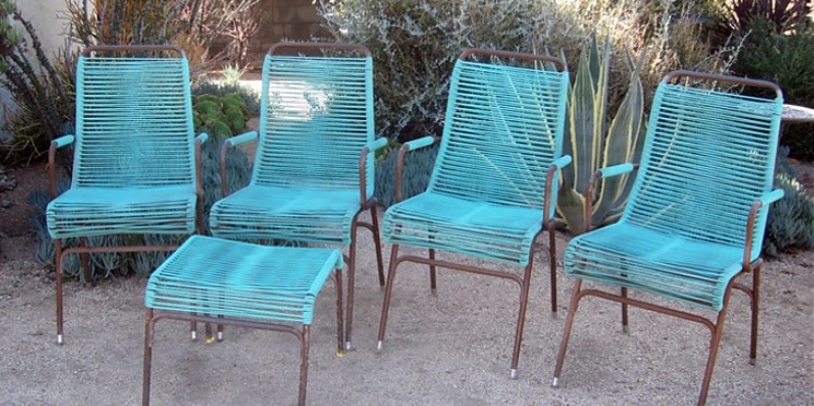 Ames Aire Mid-Century Patio Chairs